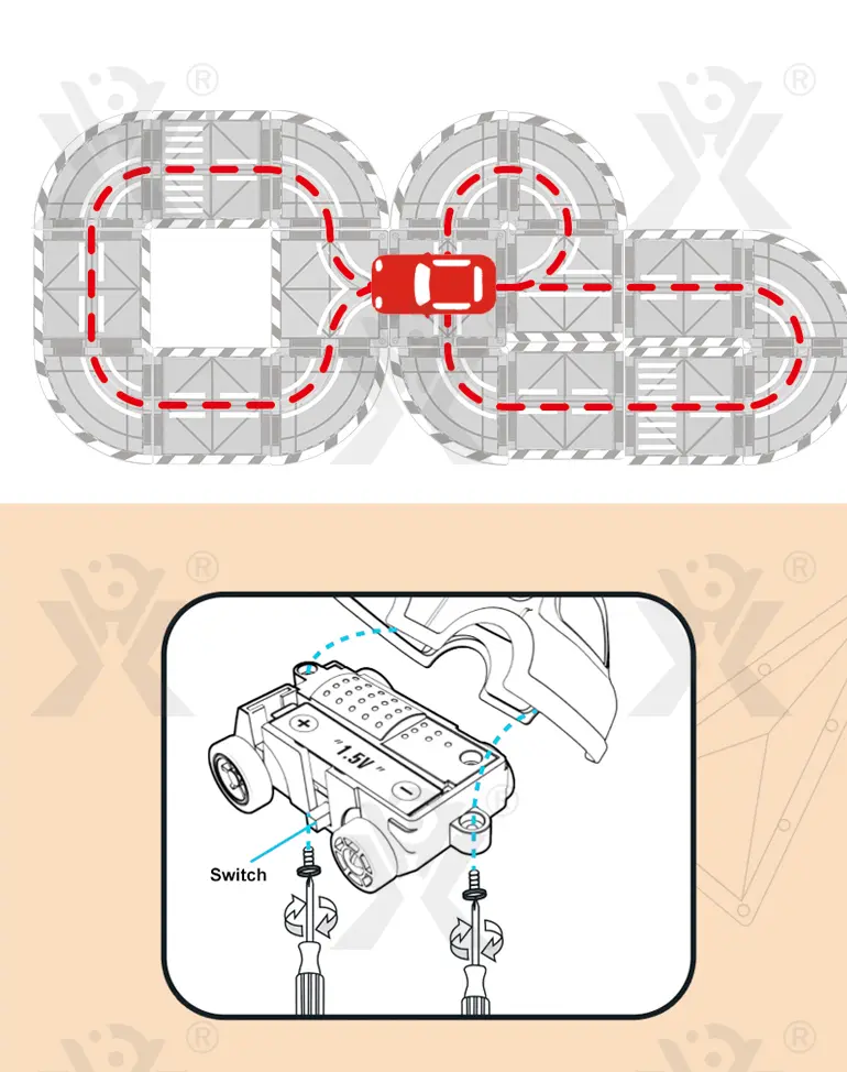 Engineer Magnetic Tile Sets For Kids, STEM Montessori Toy (TB-5070933) — illustrated product details, panel 2