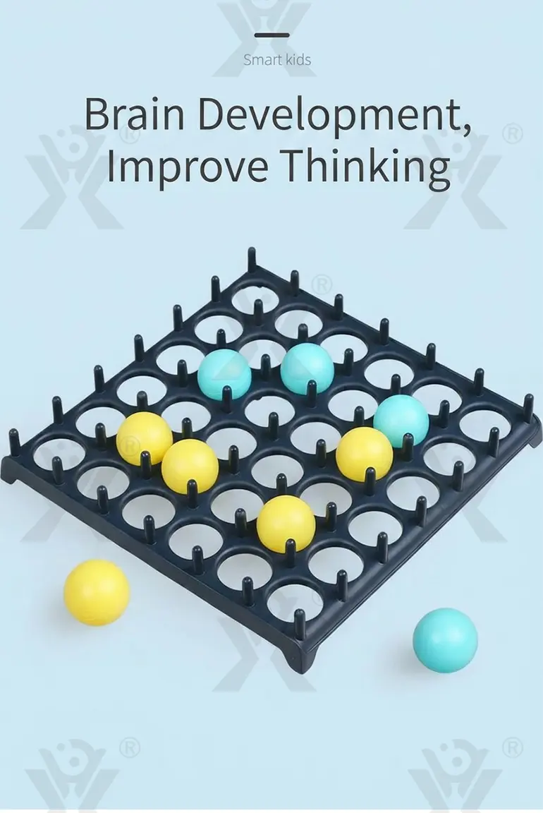 Jumping Ball Tabletop Game, Grid-Matching (TB-1434123) — illustrated product details, panel 3