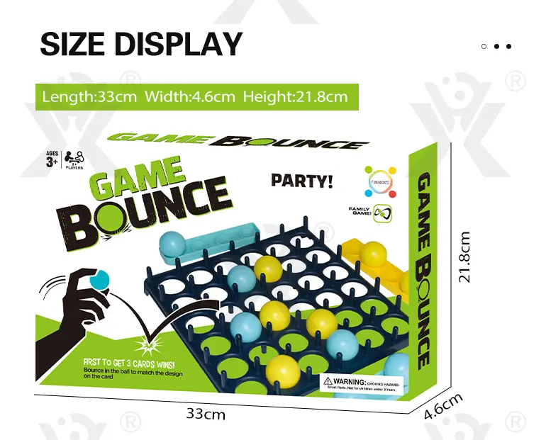 Jumping Ball Tabletop Game, Grid-Matching (TB-1434123) — illustrated product details, panel 8