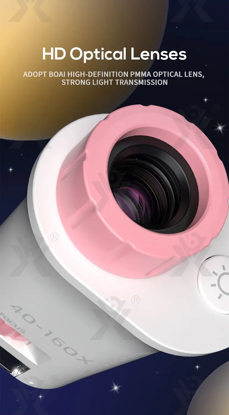 Kids’ Magnetic Microscope Toy, Ultra-High Magnification (TB-4025215) — illustrated product details, panel 6