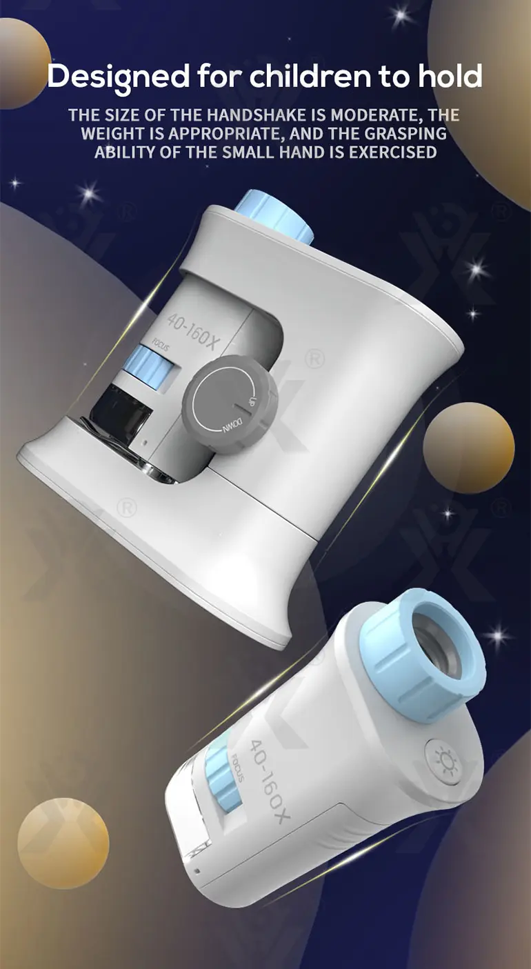 Kids’ Magnetic Microscope Toy, Ultra-High Magnification (TB-4025215) — illustrated product details, panel 7