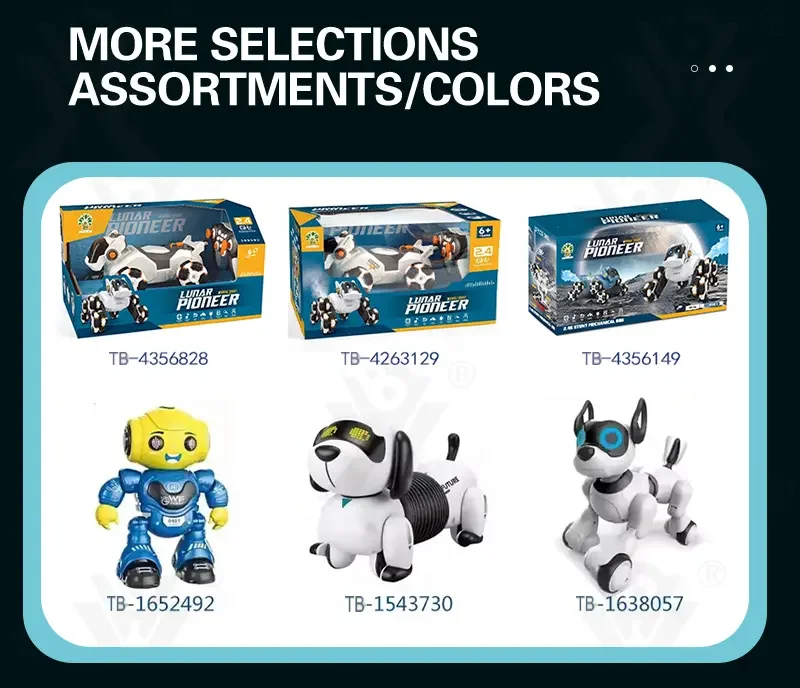 Remote Control 8-Wheel Climbing Mechanical Robot Dog-RC Dog Toy (TB-4485719) — illustrated product details, panel 16