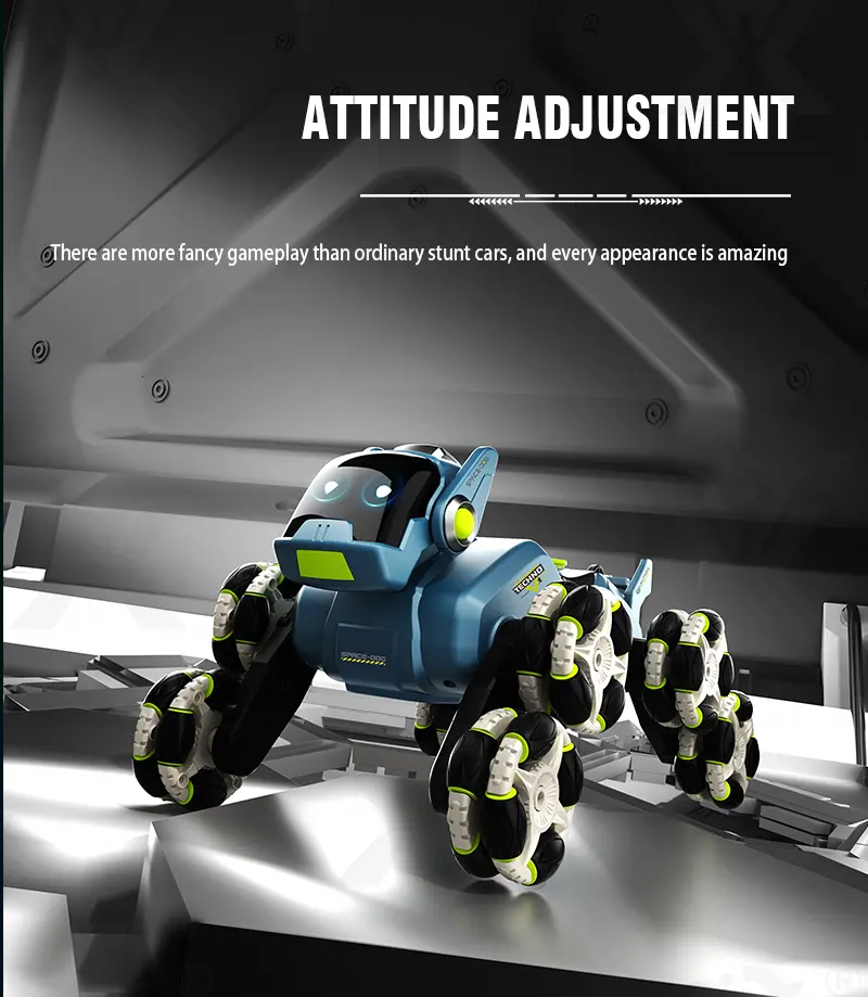 Remote Control 8-Wheel Climbing Mechanical Robot Dog-RC Dog Toy (TB-4485719) — illustrated product details, panel 5