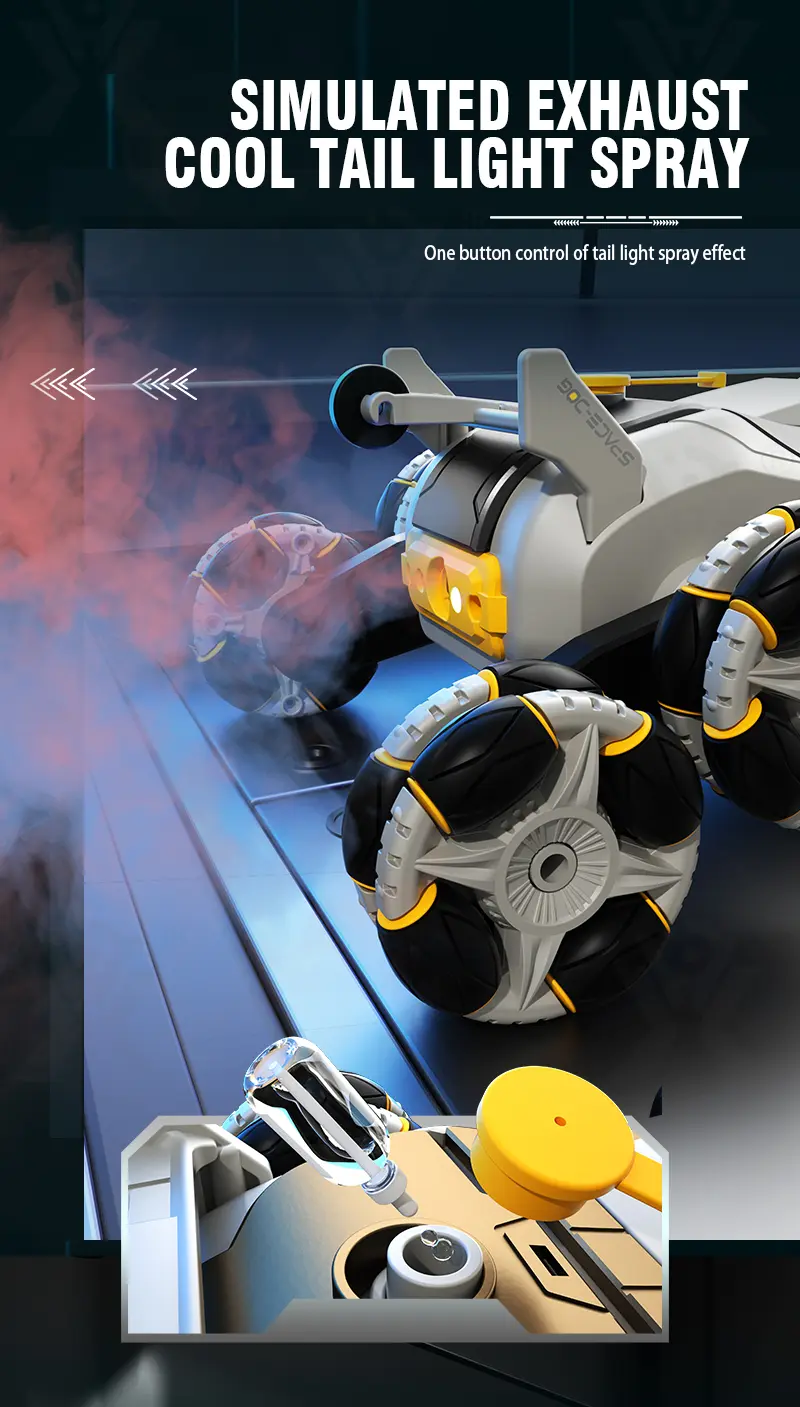 Remote Control 8-Wheel Climbing Mechanical Robot Dog-RC Dog Toy (TB-4485719) — illustrated product details, panel 9