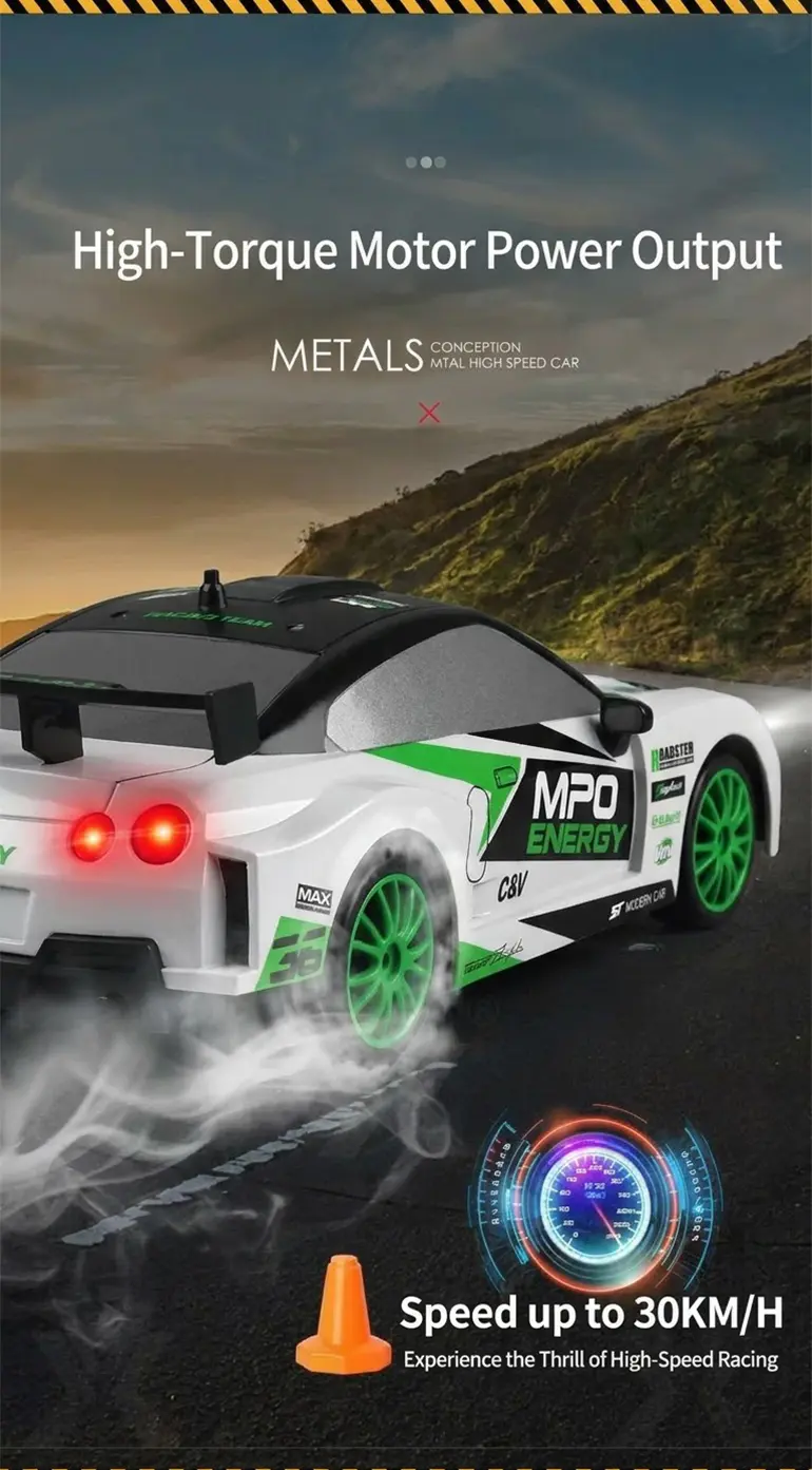 RC Drift Car, 1:24 Scale, 2.4GHz, 4WD (TB-2167524) — illustrated product details, panel 5