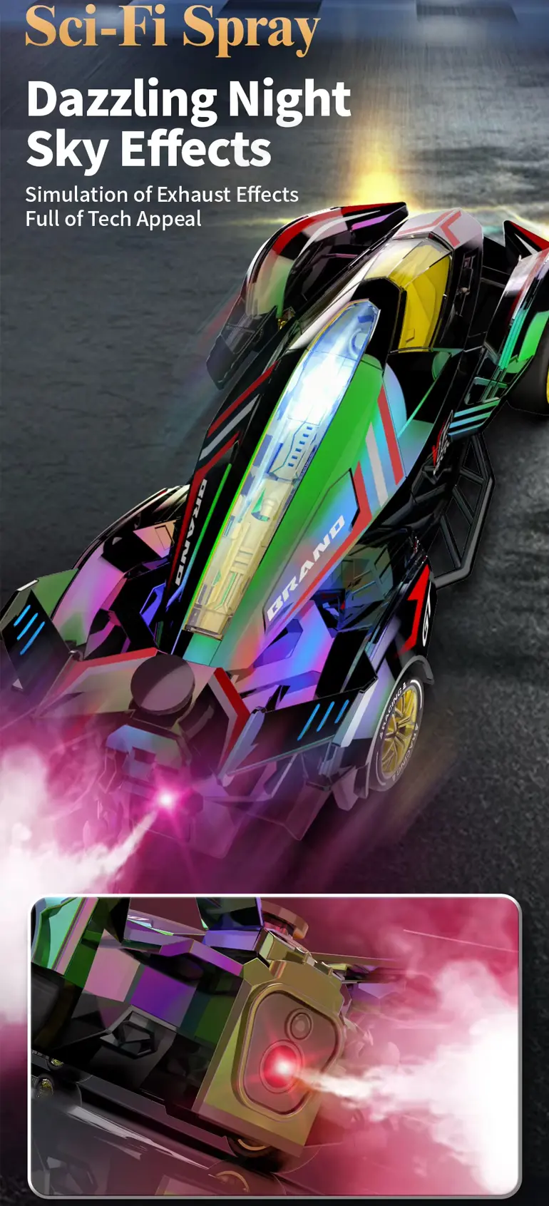 RC Drifting Racing Car 4WD (TB-5114239) — illustrated product details, panel 7