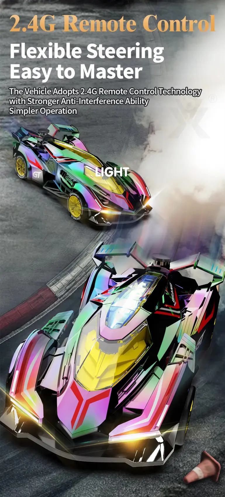 RC Drifting Racing Car 4WD (TB-5114239) — illustrated product details, panel 9