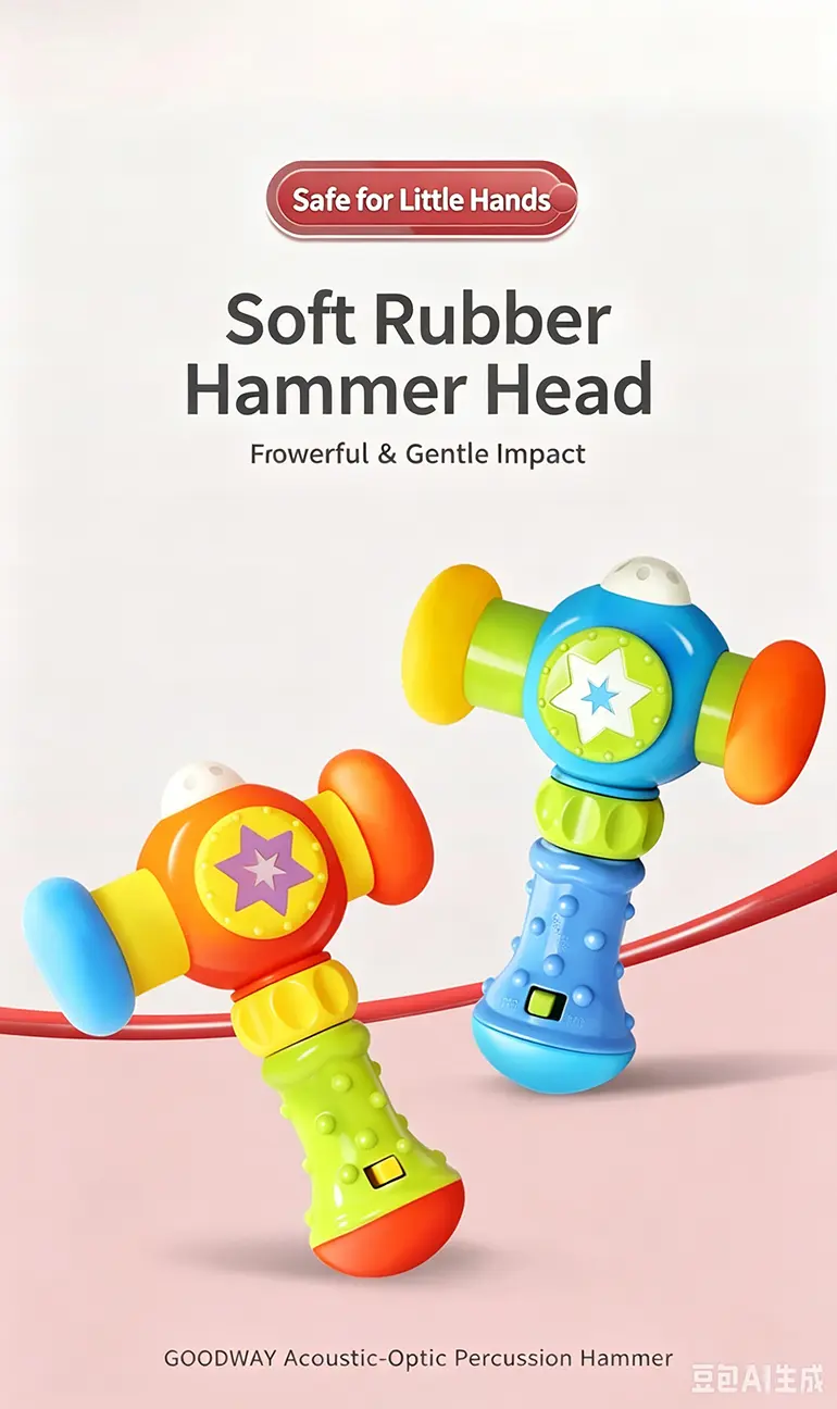 Infant Rattles Activity Hammer Toy (TB-2109724) — illustrated product details, panel 2