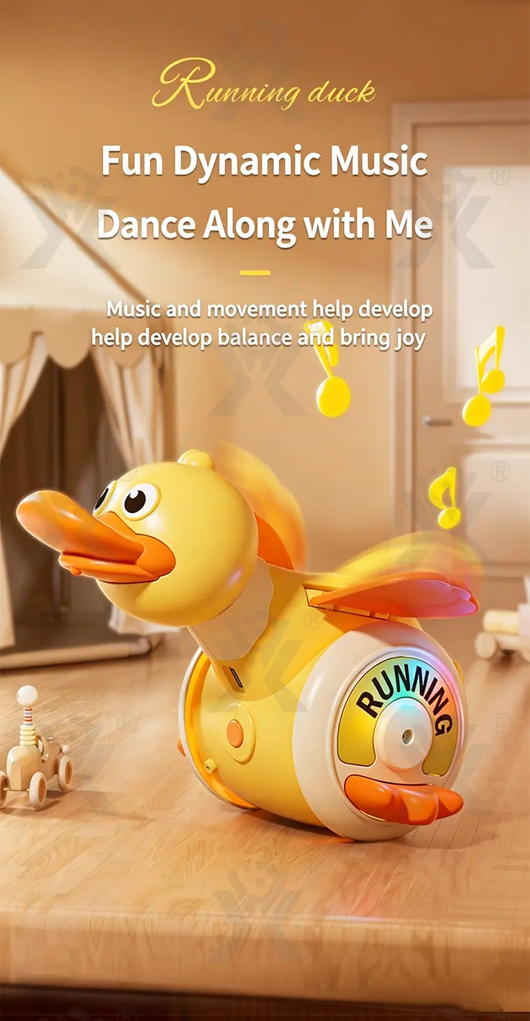 360 Degree Rotating Electric Duck Toy (TB-5303249) — illustrated product details, panel 6