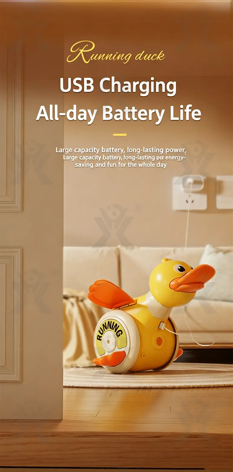 360 Degree Rotating Electric Duck Toy (TB-5303249) — illustrated product details, panel 9