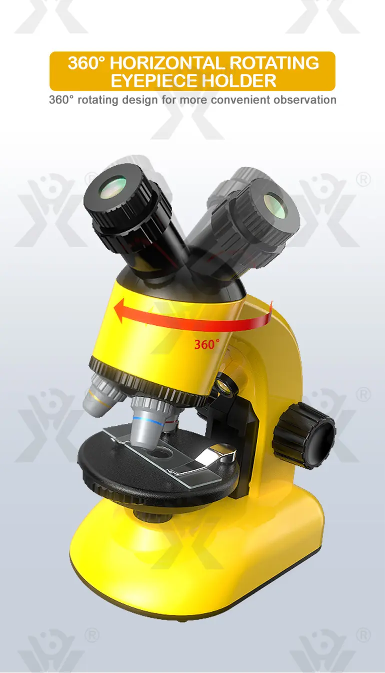 Scientific Microscope Toy, LED 100X-1200X Magnification (TB-1672615) — illustrated product details, panel 6