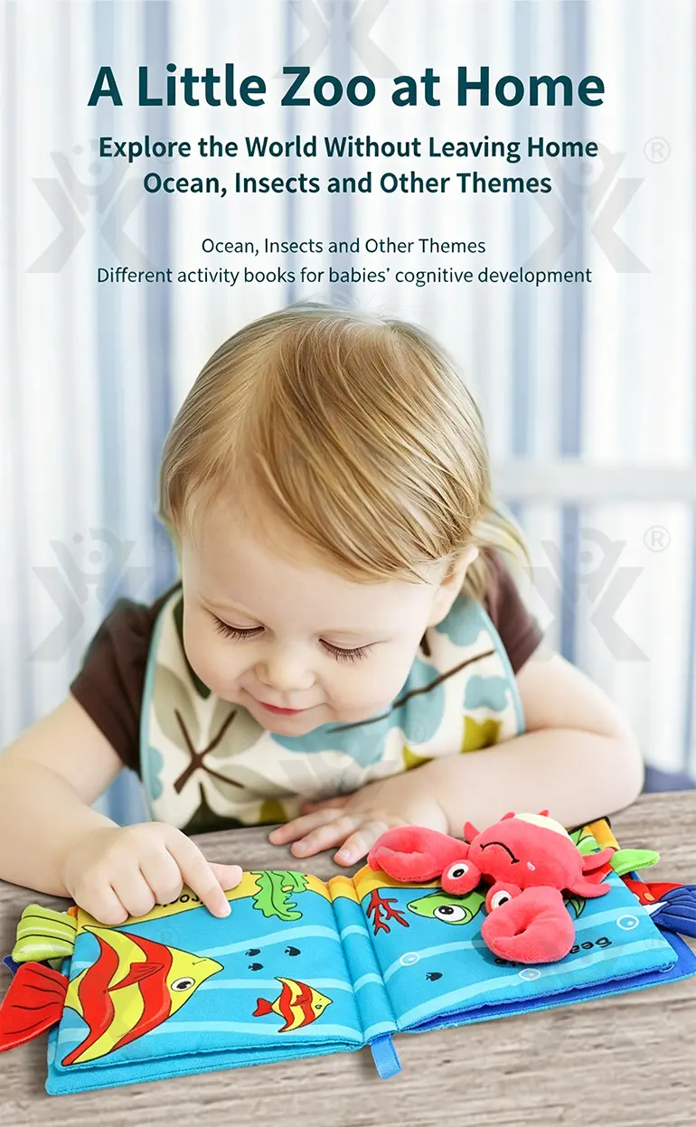 Animal Soft Books with Crinkle Tails, Early Education Toy Supplies (TB-4498617) — illustrated product details, panel 5