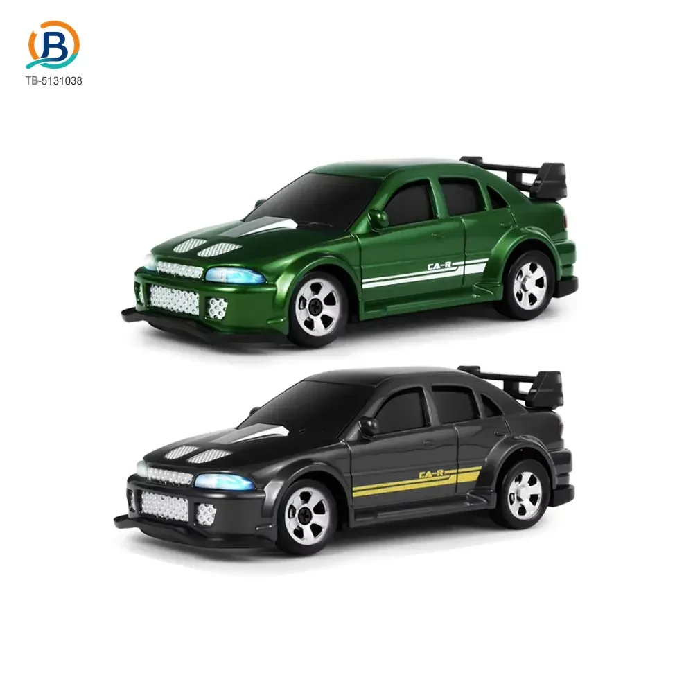 1/64 2.4G 4WD Mini Drift RC Car LED Light, High Speed Racing Remote Control Vehicles Models Desktop Toys (TB-5131038) — product photograph 1