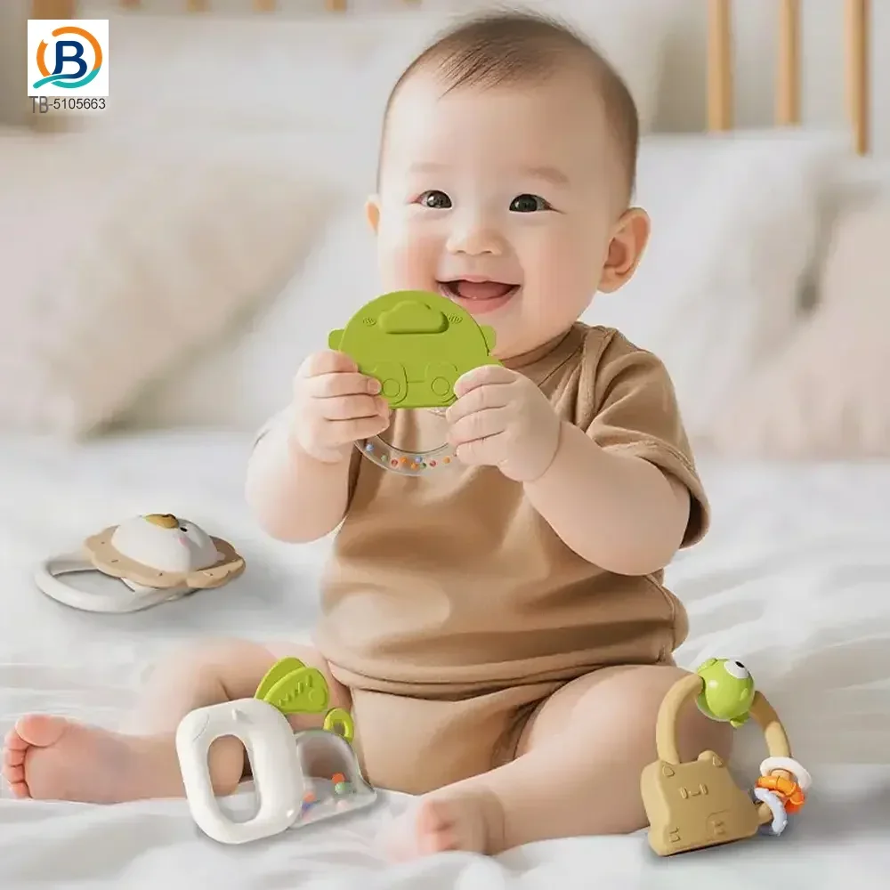Baby Rattles Teethers Set with Storage Box, Infant Sensory Toys-toys for babies 6-12 months (TB-5105663) — product photograph 2
