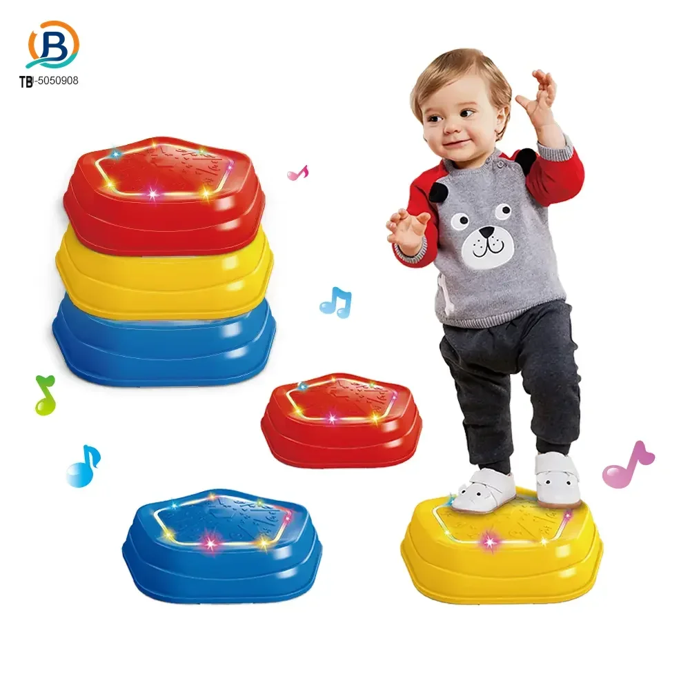 Balance Sensory Stepping Stones Indoor Outdoor Play With Light & Music-Baby Toys Wholesale (TB-5050908) — product photograph 1