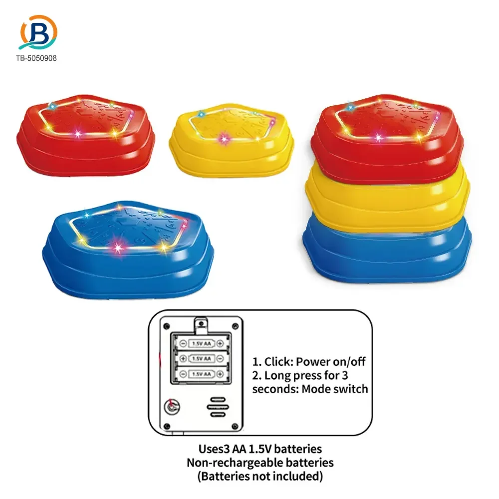 Balance Sensory Stepping Stones Indoor Outdoor Play With Light & Music-Baby Toys Wholesale (TB-5050908) — product photograph 3