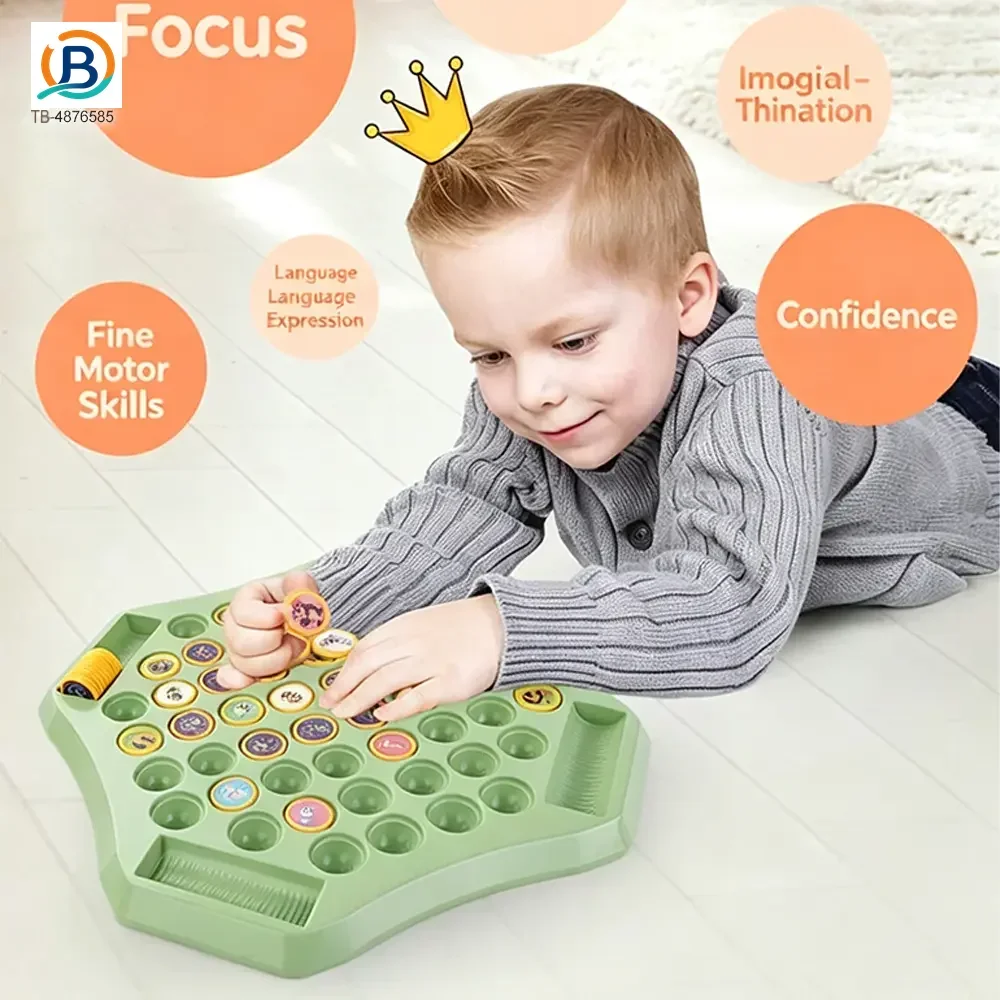 Animal Flip Chess Memory Game, DIY Stickers (TB-4876585) — product photograph 2
