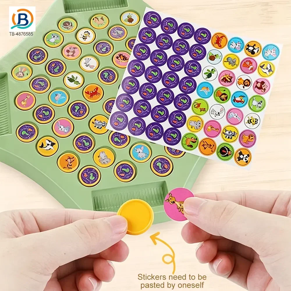 Animal Flip Chess Memory Game, DIY Stickers (TB-4876585) — product photograph 4