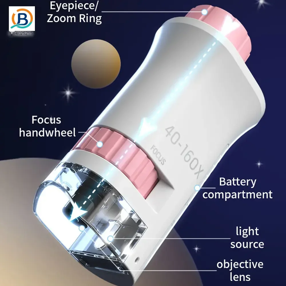 Kids’ Magnetic Microscope Toy, Ultra-High Magnification (TB-4025215) — product photograph 2
