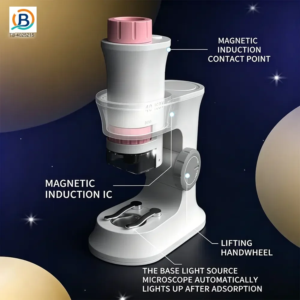Kids’ Magnetic Microscope Toy, Ultra-High Magnification (TB-4025215) — product photograph 4