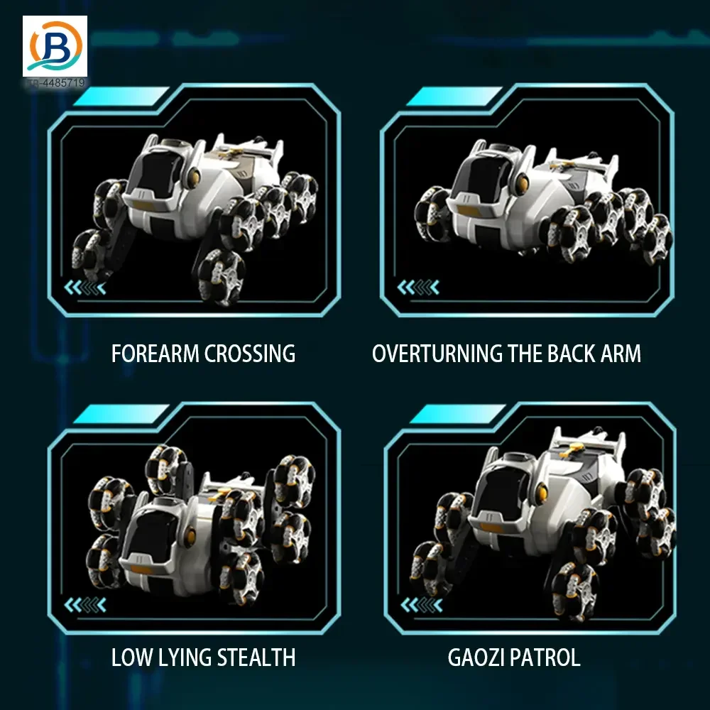 Remote Control 8-Wheel Climbing Mechanical Robot Dog-RC Dog Toy (TB-4485719) — product photograph 8