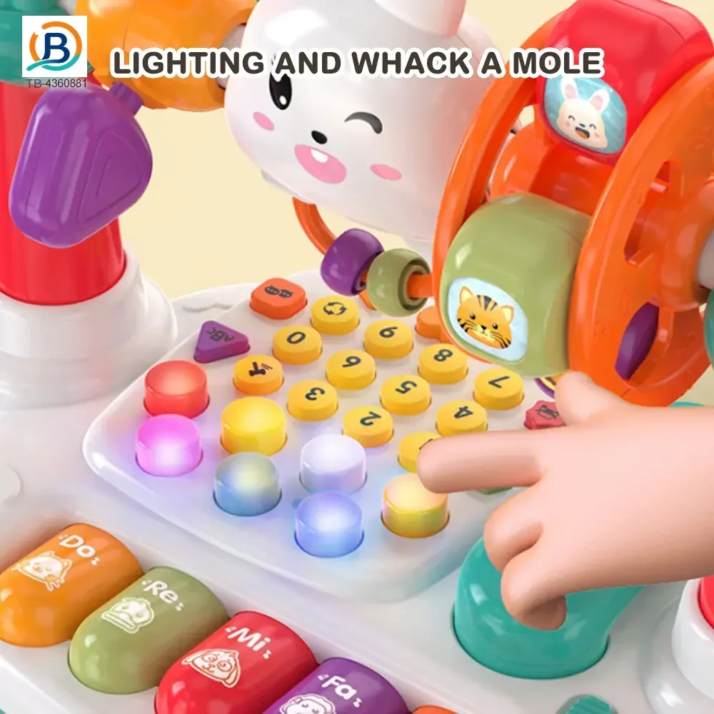 Cartoon Baby Interactive Music Light Keyboard Telephone Toy (TB-4360881) — product photograph 3