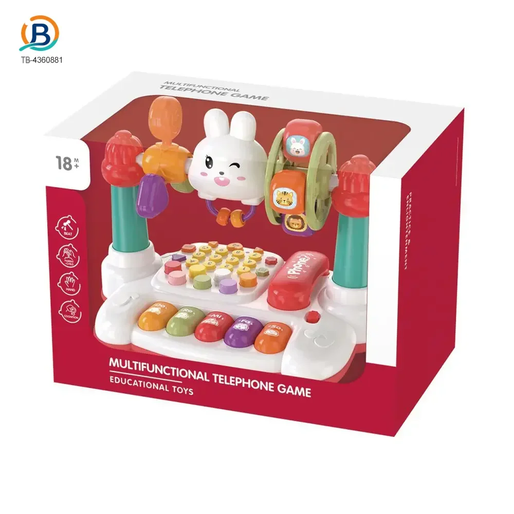 Cartoon Baby Interactive Music Light Keyboard Telephone Toy (TB-4360881) — product photograph 6