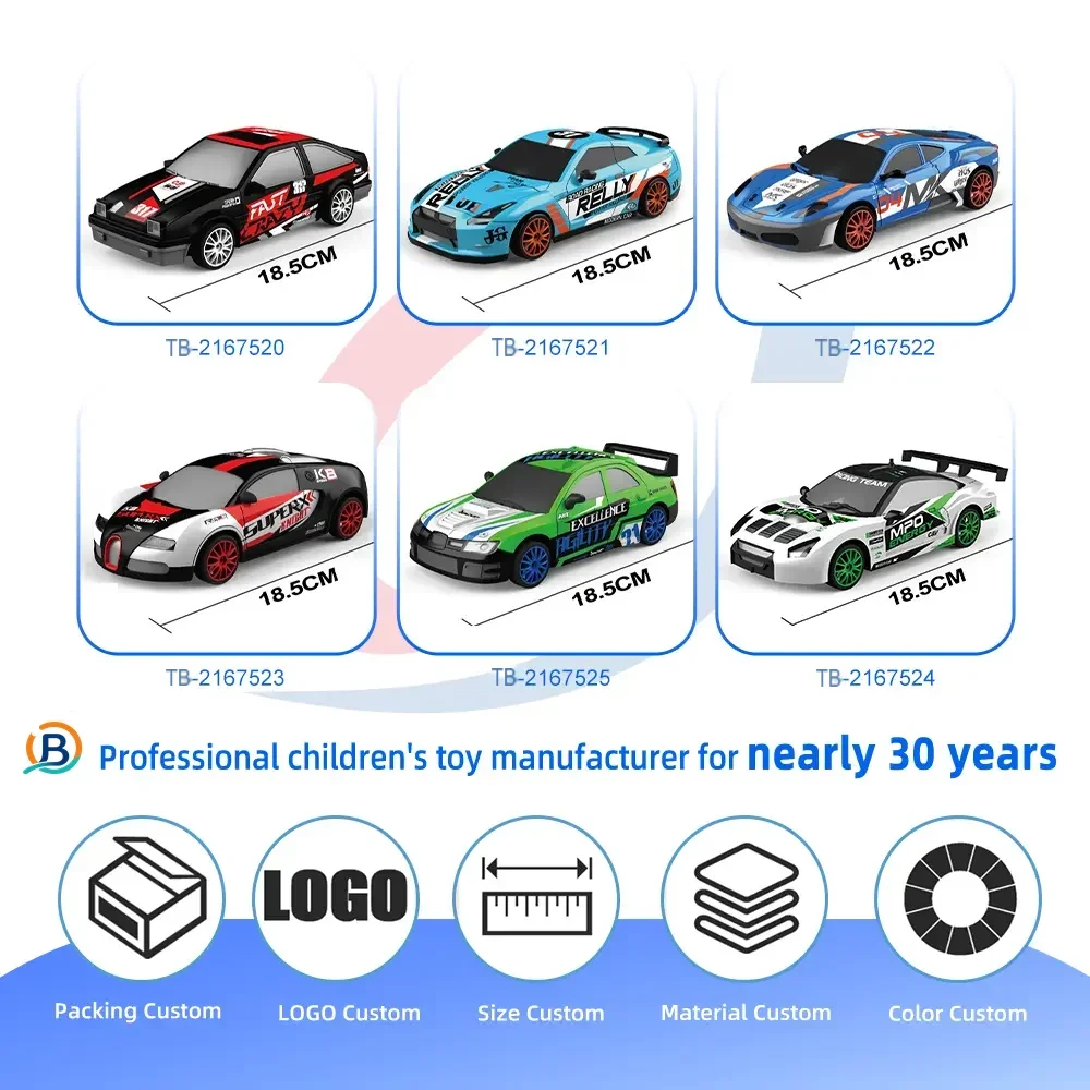 RC Drift Car, 1:24 Scale, 2.4GHz, 4WD (TB-2167524) — product photograph 6