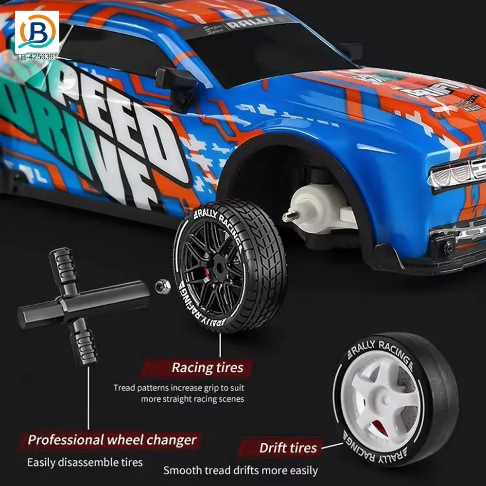 1:16 Four-Way Light RC Racing Car (TB-4256361) — product photograph 2