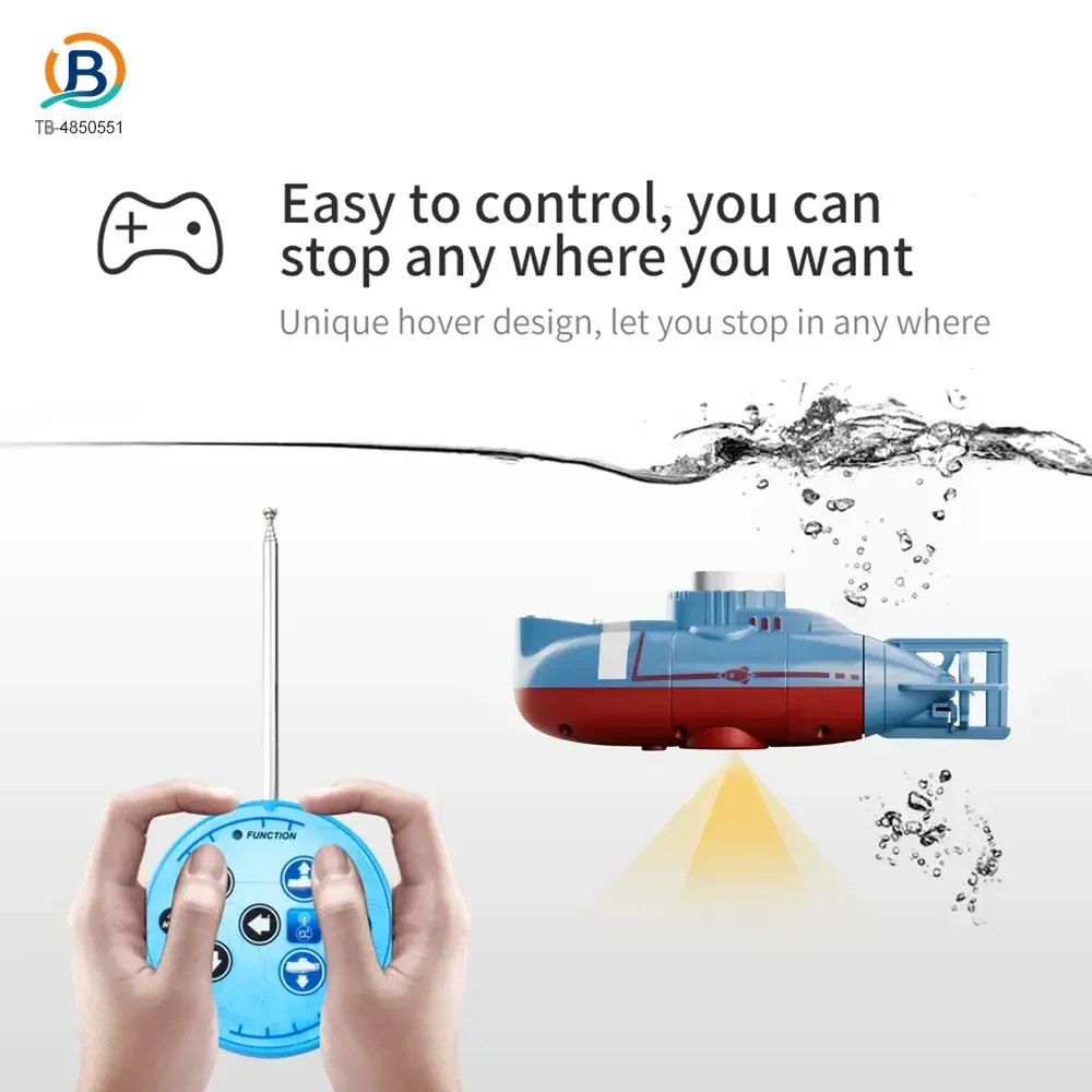 RC Submarine Toy Remote Control Boat, Underwater Diving Waterproof RC Toy Submarine (TB-4850551) — product photograph 4