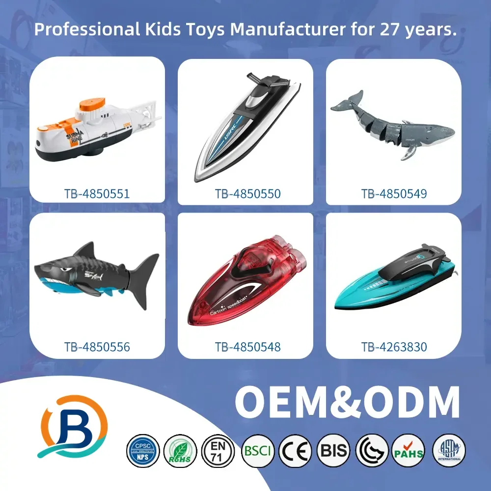 Electric Waterproof Remote Control Shark, Infrared-Controlled Water Toy- RC Shark Toy (TB-4850556) — product photograph 11