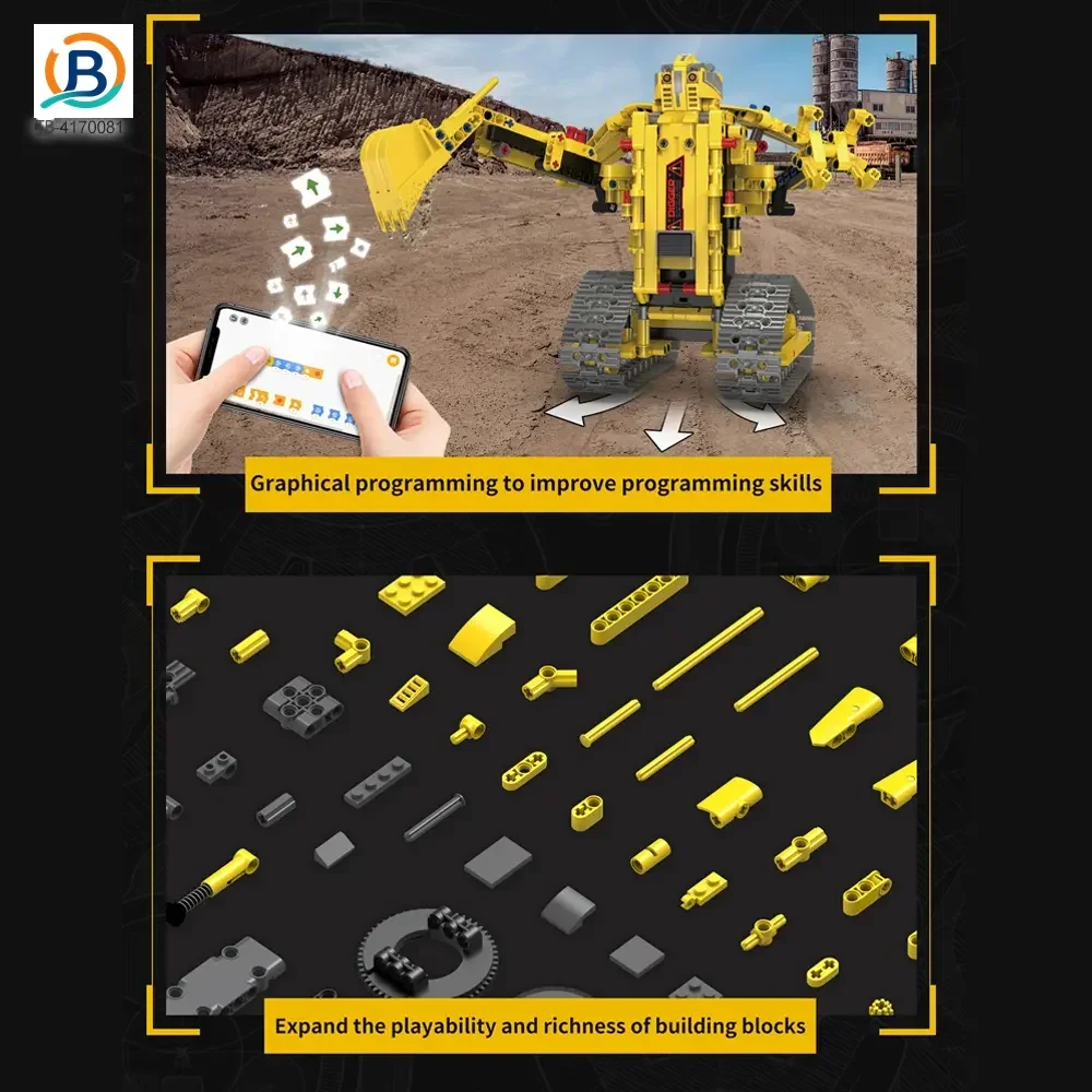 5-in-1 Engineering Building Set With RC & APP, STEM Educational Toy (TB-4170081) — product photograph 4