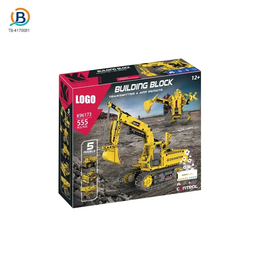 5-in-1 Engineering Building Set With RC & APP, STEM Educational Toy (TB-4170081) — product photograph 7