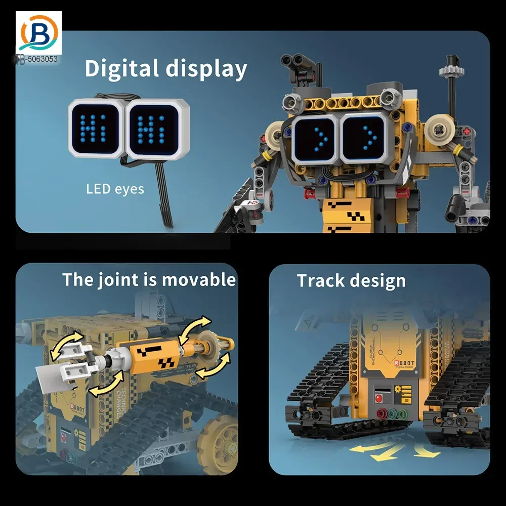 STEM Robot Building Kit, 5-in-1 Robot, Programmable, Remote & App Control (TB-5063053) — product photograph 2