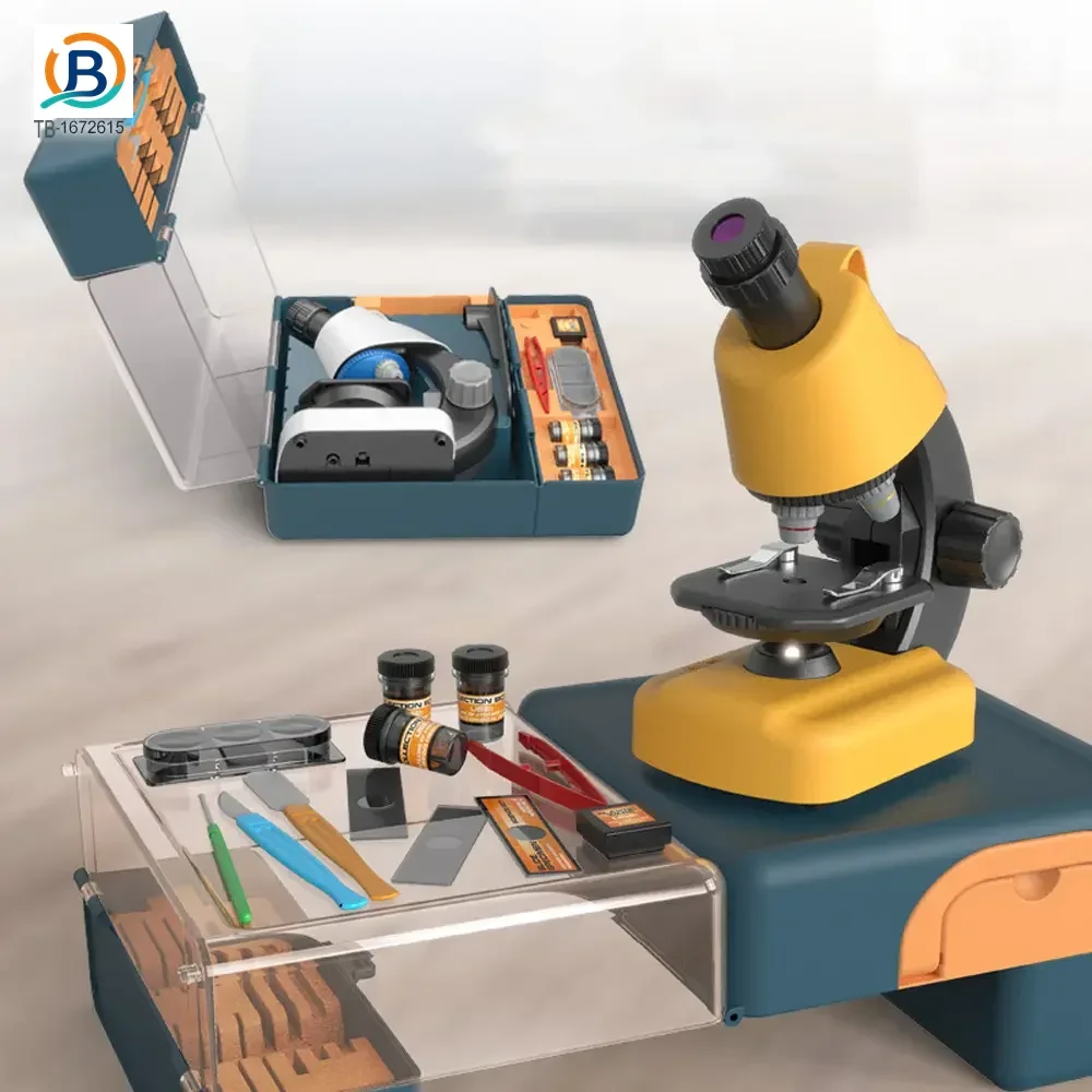 Scientific Microscope Toy, LED 100X-1200X Magnification (TB-1672615) — product photograph 3