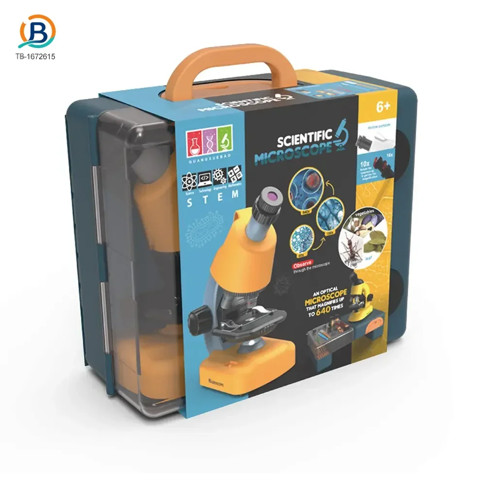 Scientific Microscope Toy, LED 100X-1200X Magnification (TB-1672615) — product photograph 6