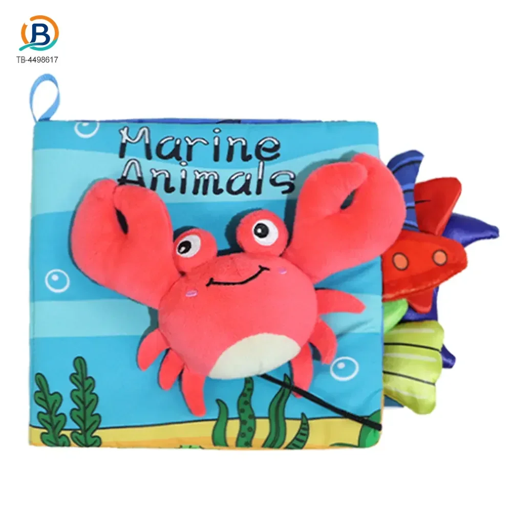 Animal Soft Books with Crinkle Tails, Early Education Toy Supplies (TB-4498617) — product photograph 1