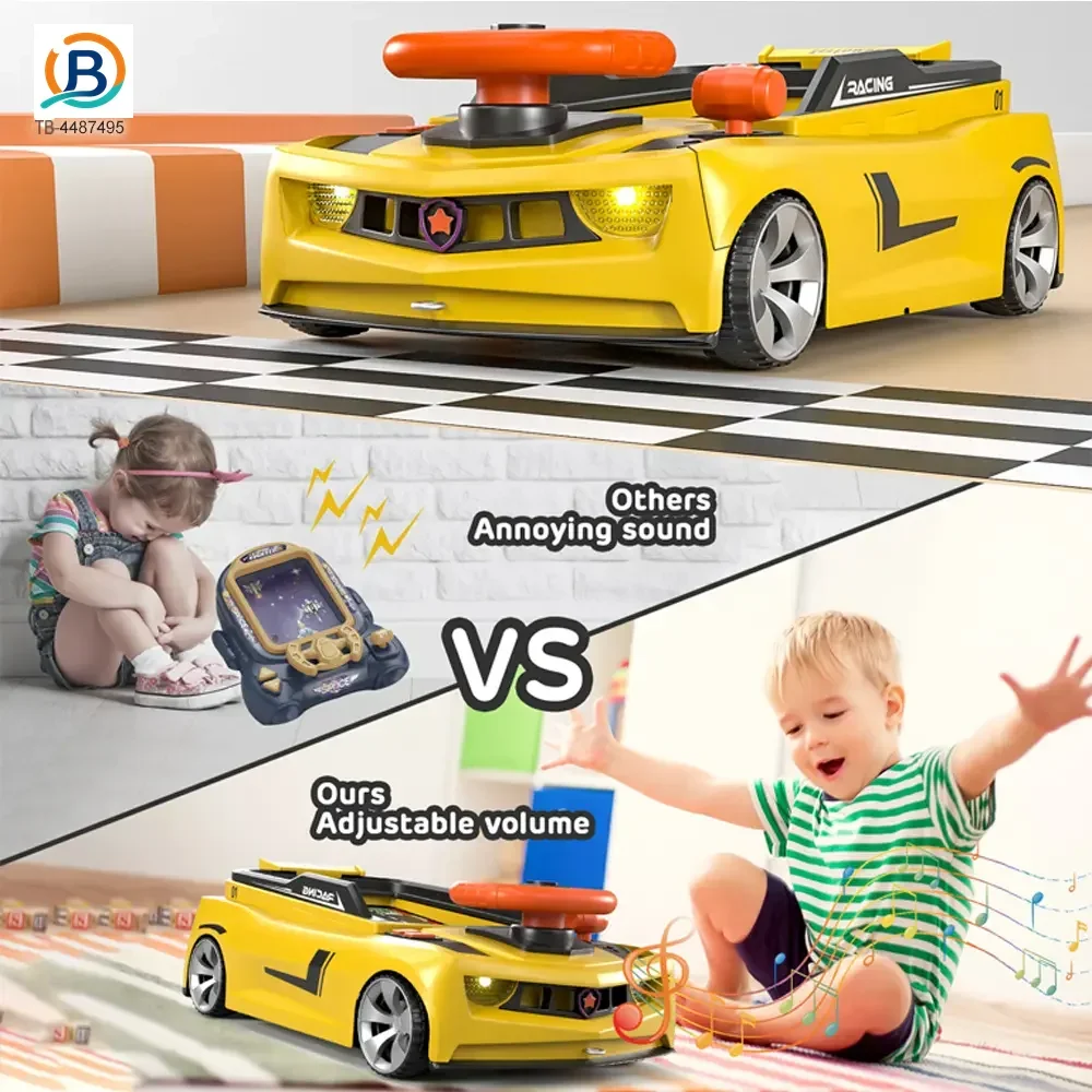Racing Adventure Game Steering Wheel Toy with Music and Light (TB-4487495) — product photograph 2