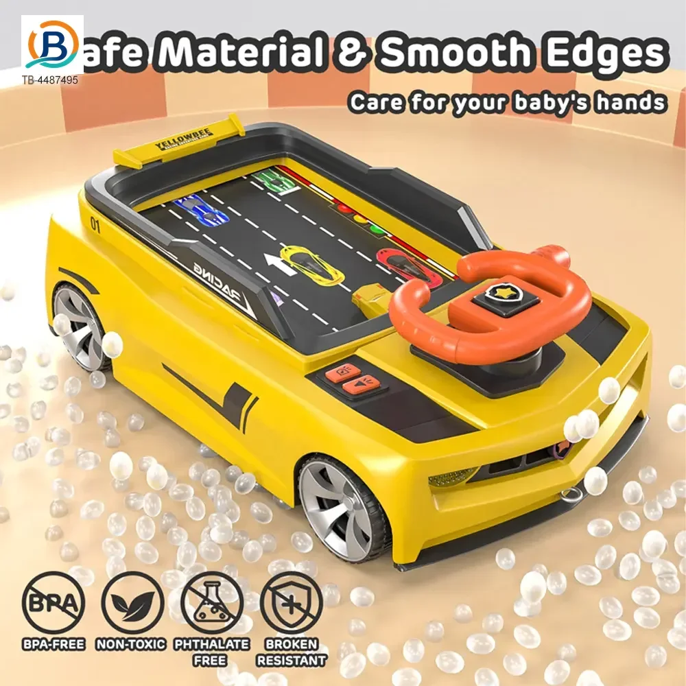 Racing Adventure Game Steering Wheel Toy with Music and Light (TB-4487495) — product photograph 5