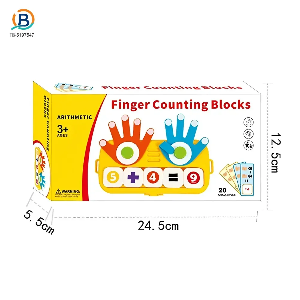 Finger Counting Board, Educational Number Logic Game for Kids (TB-5197547) — product photograph 5