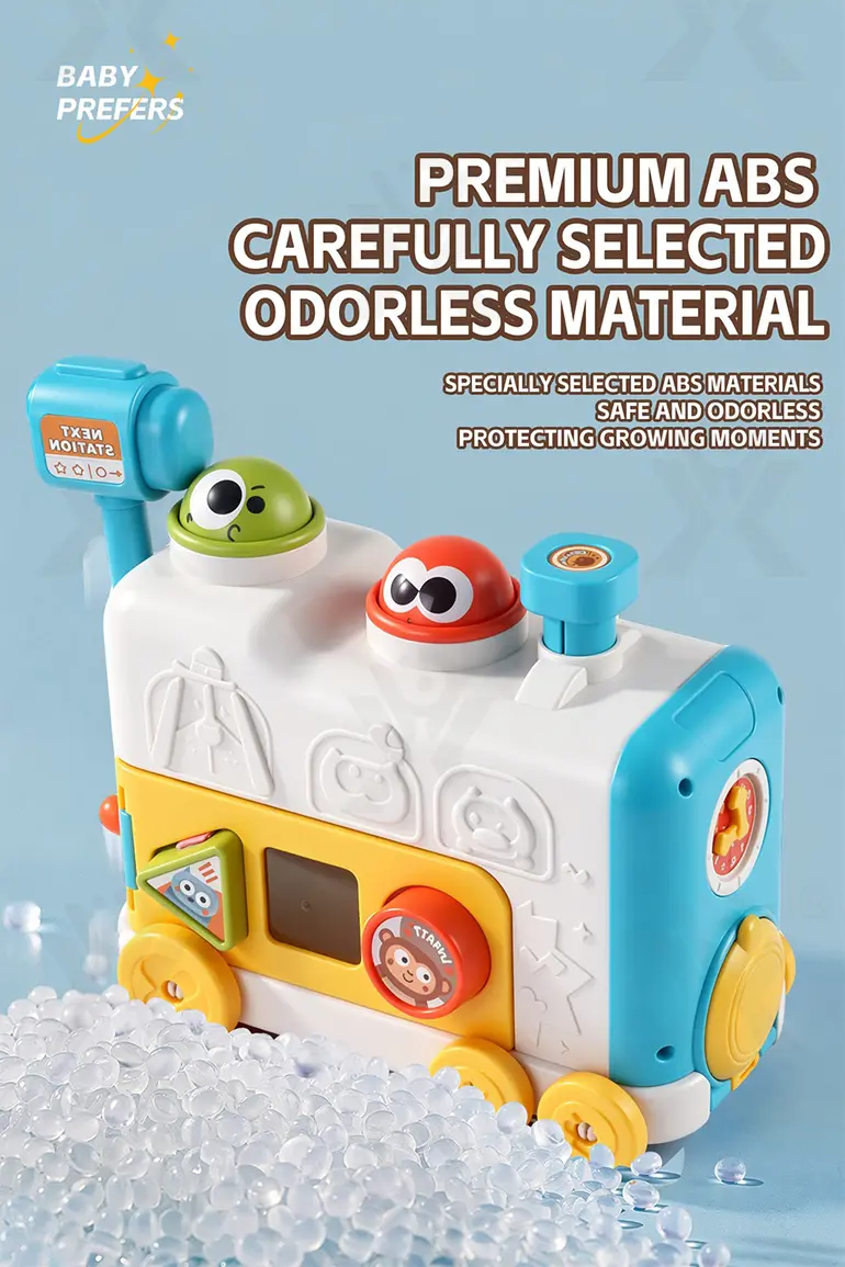 6-in-1 Multi-Function Activity Train Toy, Baby Montessori Sensory Toys Supply (TB-5219039) — illustrated product details, panel 8