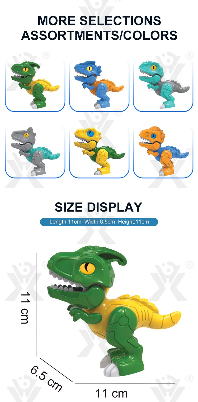 3D Puzzle Figures Assembly Dinosaur Skeleton Toy (TB-5041072) — illustrated product details, panel 5