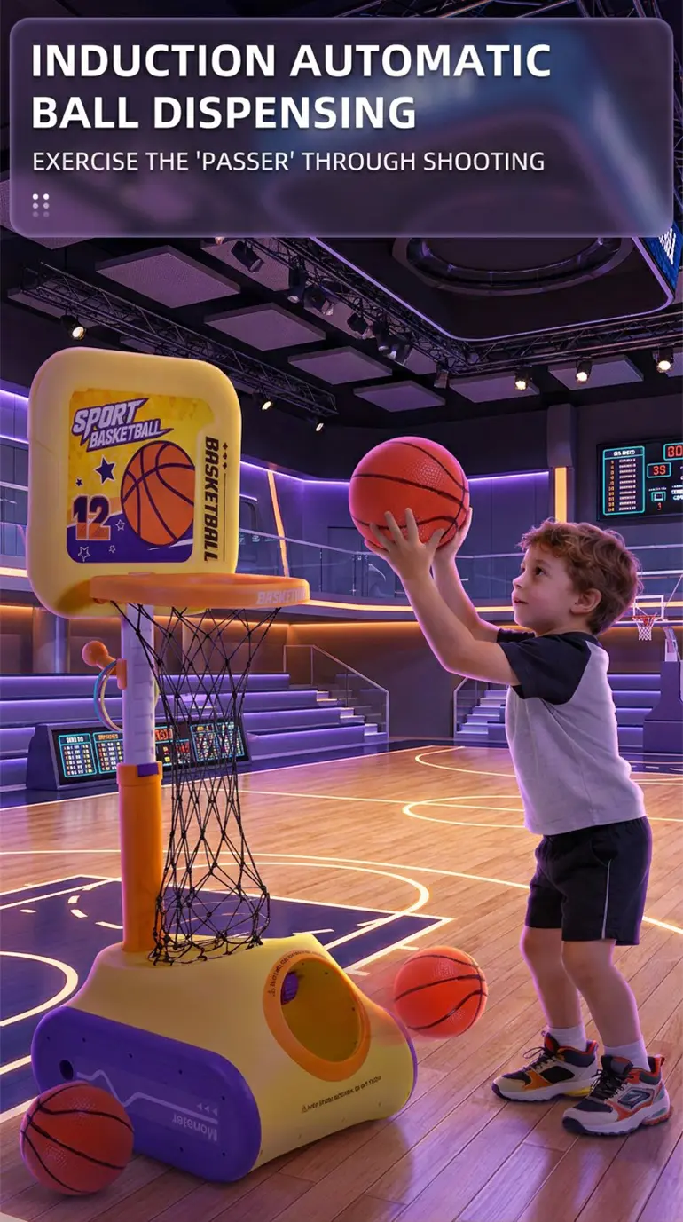 Basketball Shooting Machine Toy Supplies (TB-5170675) — illustrated product details, panel 2