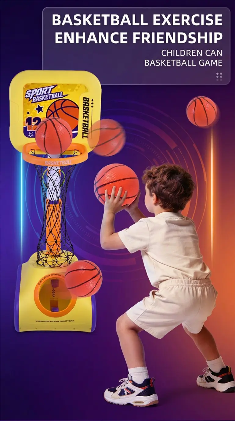 Basketball Shooting Machine Toy Supplies (TB-5170675) — illustrated product details, panel 6