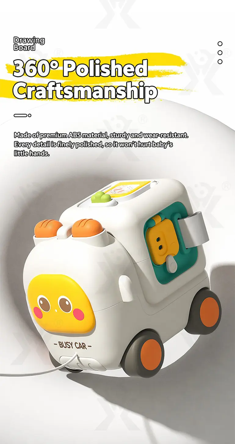 Take-Apart Busy Bus, 6-in-1 Baby Activity Cube Bus Toy with Lights & Music (TB-5184350) — illustrated product details, panel 7