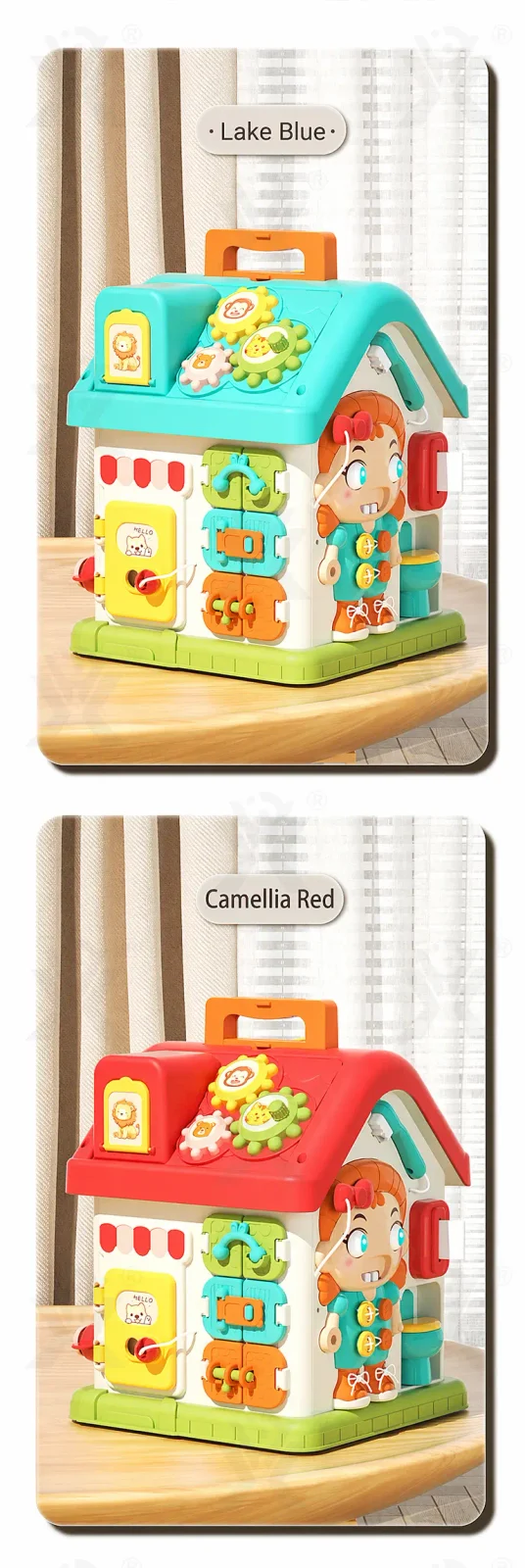 Montessori Busy House Activity Toy for Toddler (TB-5260021) — illustrated product details, panel 9