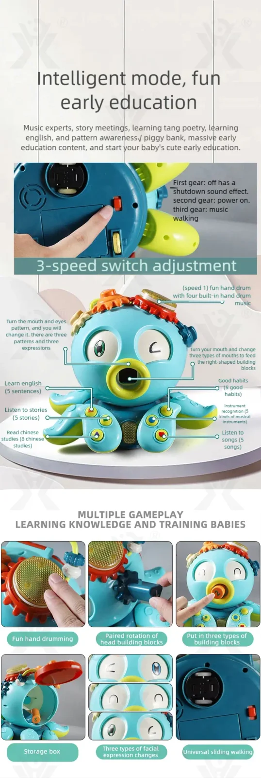 Crawling Octopus Toy For Early Learning (TB-2893845) — illustrated product details, panel 3