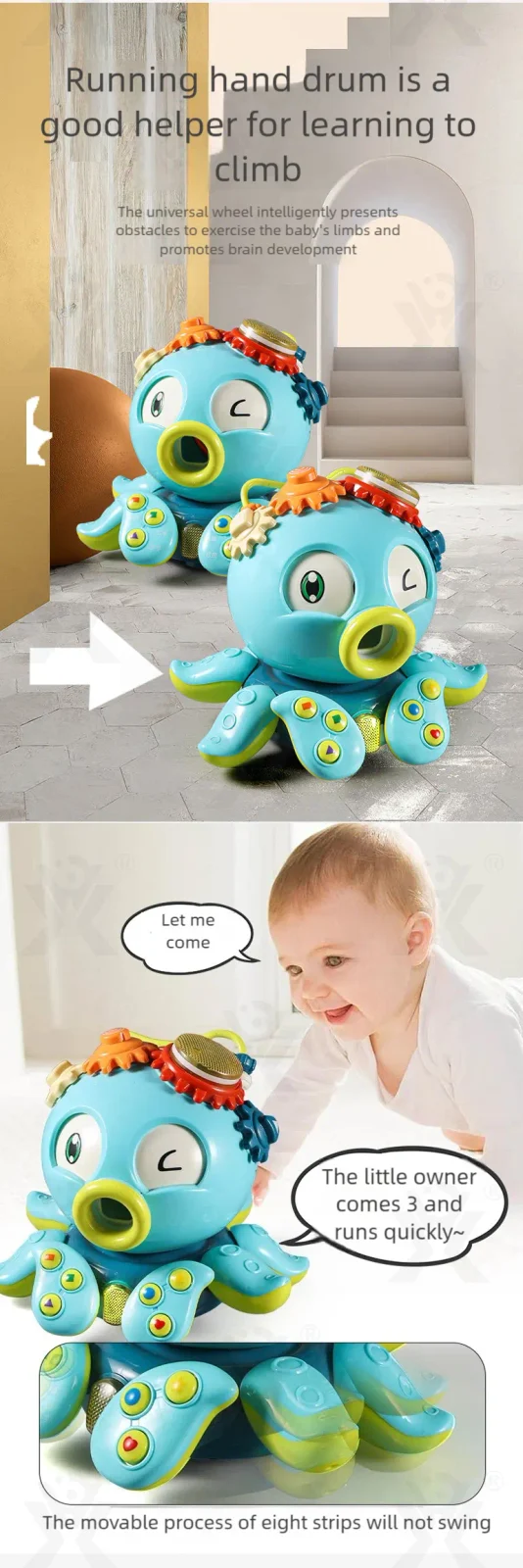 Crawling Octopus Toy For Early Learning (TB-2893845) — illustrated product details, panel 4