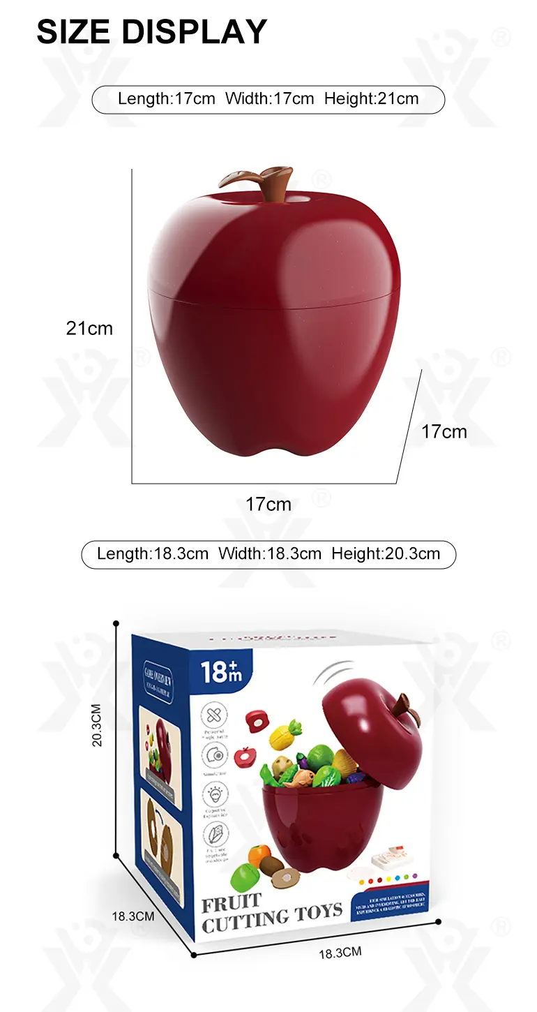 Pretend Play Kitchen Cutting Fruits Vegetables Toys (TB-5083803) — illustrated product details, panel 10