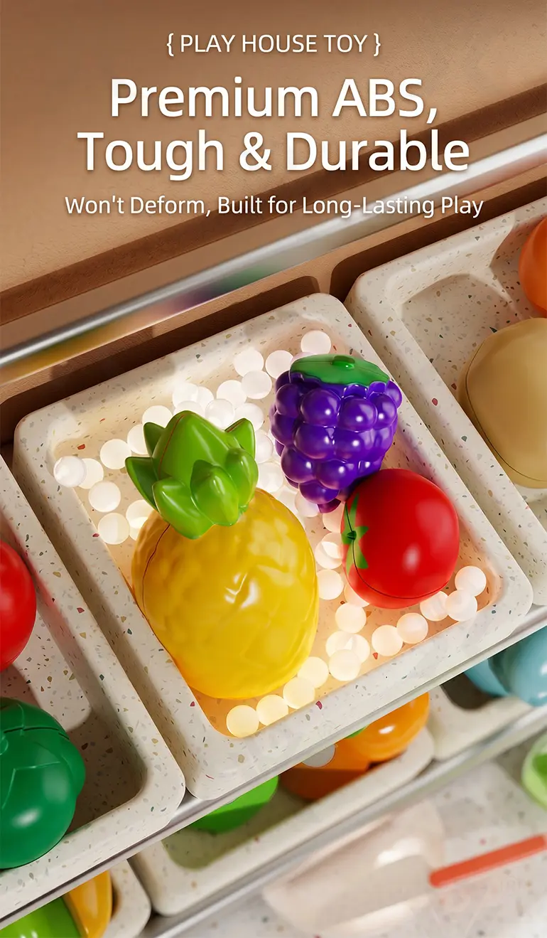 Pretend Play Kitchen Cutting Fruits Vegetables Toys (TB-5083803) — illustrated product details, panel 8
